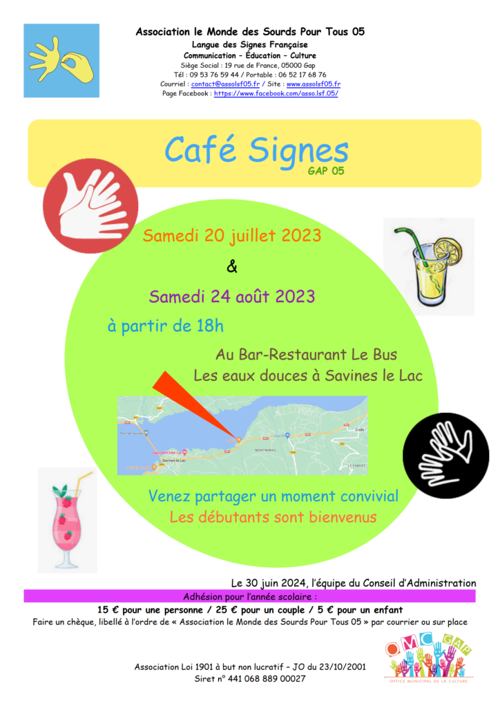 Café Signes été 2024